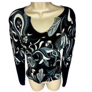 Cabo Scoop Neck light sweater Size S, Rayon, Nylon, Spandex